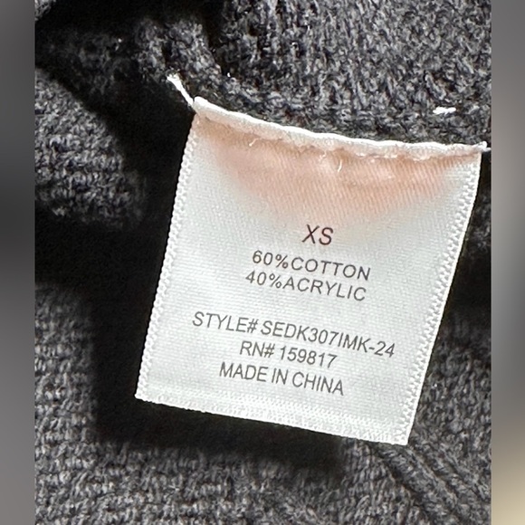 Zoe Contrast Stitch Sweater SZ XS - Picture 6 of 6